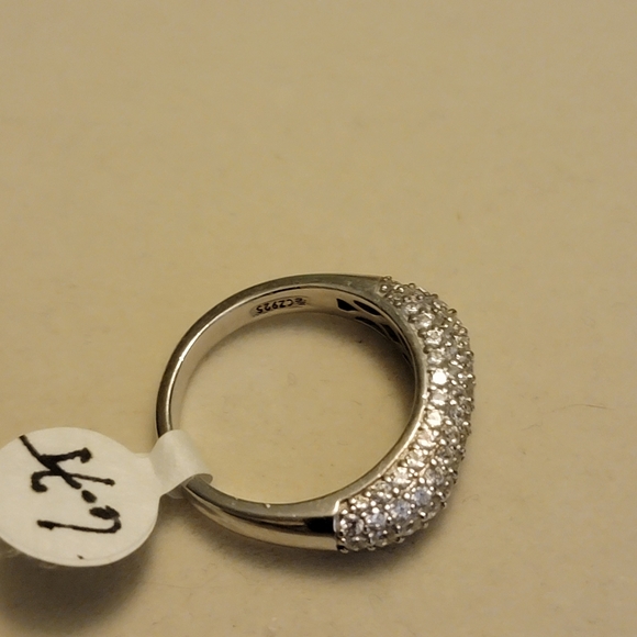 Sterling silver 925 cz size 6.75 - Picture 2 of 2